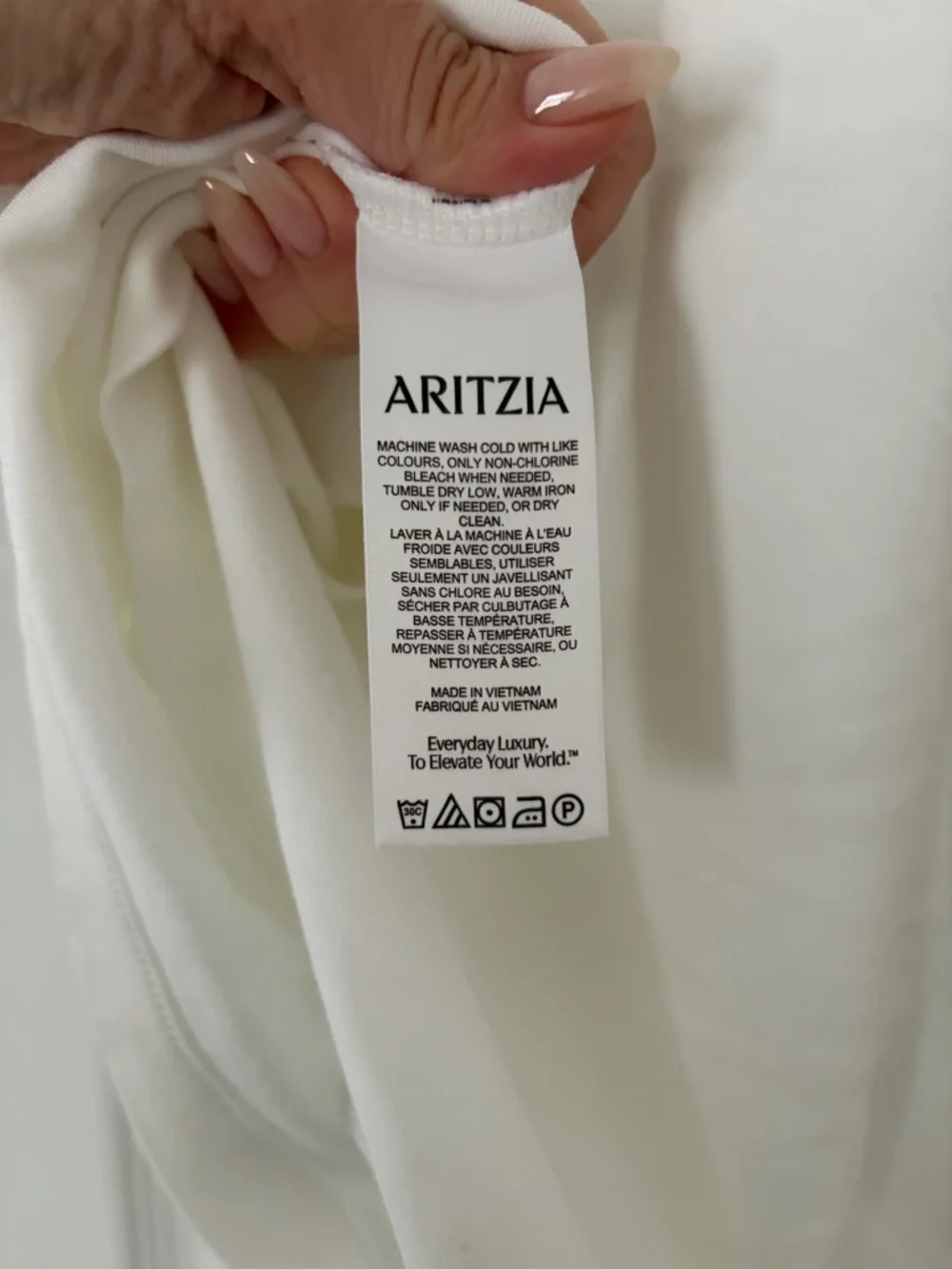 Babaton White Short Sleeve Tee - Picture 4 of 6